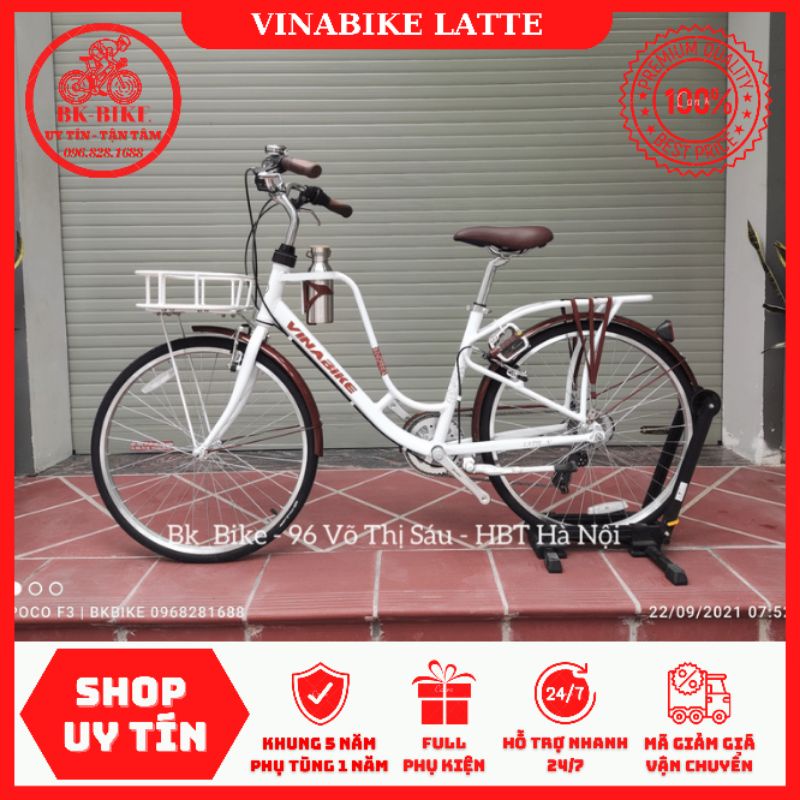 Xe Đạp Thể Thao Vinabike Latte 2022 - Khung Nhôm, Groupset Shimano, Mayer Nhôm Cao Cấp