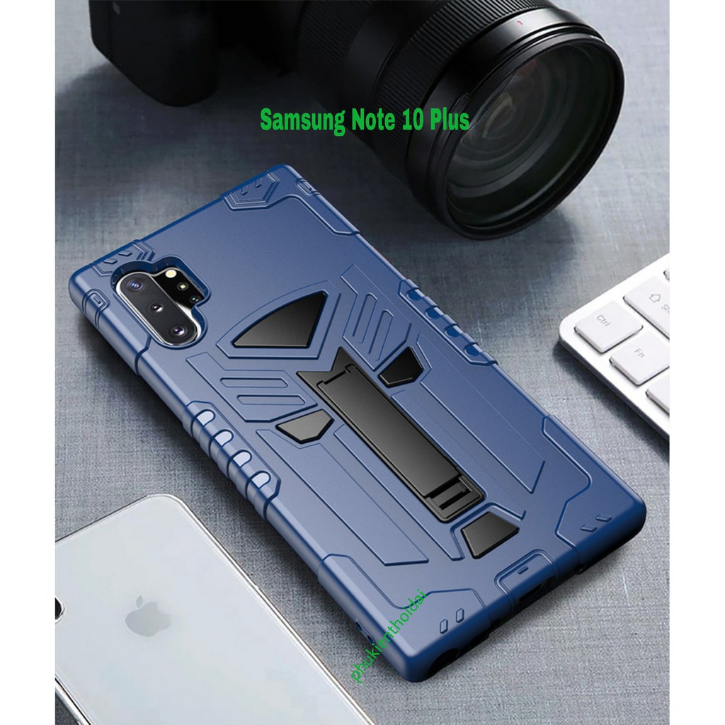 Ốp lưng Samsung Galaxy Note 10 Plus chống sốc giá đỡ siêu anh hùng cao cấp 1
