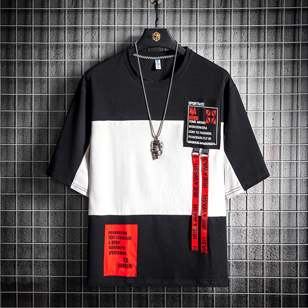 Bộ Quần Áo Thun Nam Thể Thao Mùa Hè Ba Khoang Phối Dây Chữ Kết Hợp Quần Shorts Đùi SEPTEMBERGIRL1989 SET NAM 9000039C3 | BigBuy360 - bigbuy360.vn