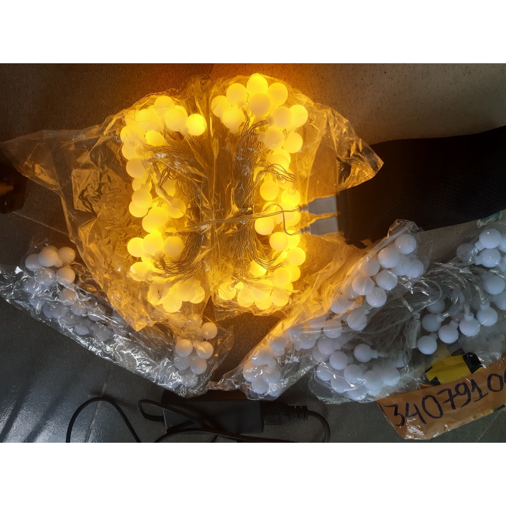 Đèn led dây dài 6m x 40 bóng USB chiếu sáng  trang trí lều trại và chụp hình | BigBuy360 - bigbuy360.vn