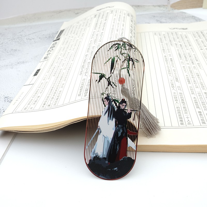 CÓ SẴN Bookmark TRẦN TÌNH LỆNH TIÊU CHIẾN VƯƠNG NHẤT BÁC Xiao Zhan Wang Yi Bo The Untamed CÓ ẢNH THẬT PKBM01