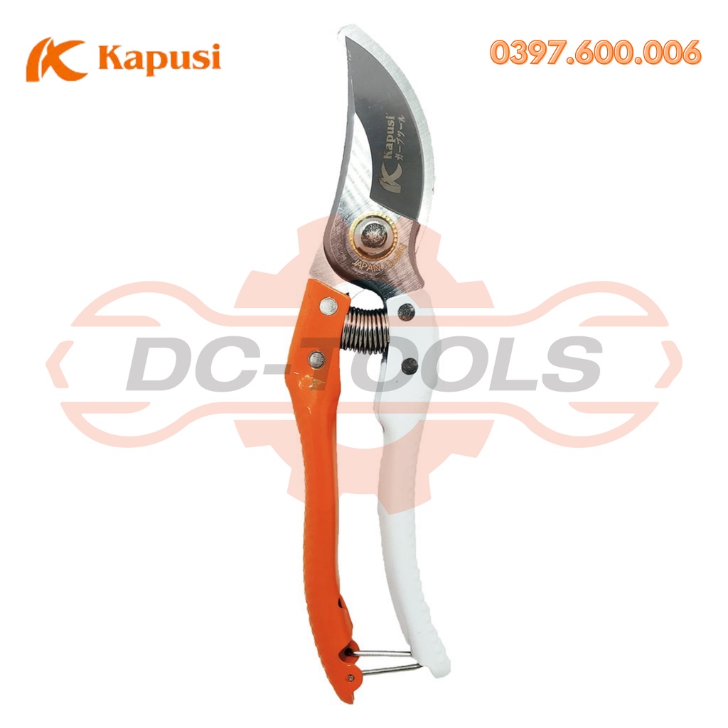 KÉO CẮT CÀNH, TỈA CÀNH CÂY, DỤNG CỤ CÂY CẢNH (KAPUSI) - CAM TRẮNG DC-TOOLS