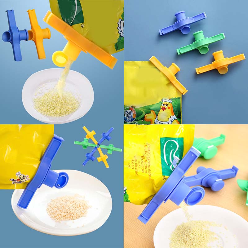 Kẹp Niêm Phong Túi Thực Phẩm Bằng Nhựa Chống Ẩm Mốc MSG Hình Con Gà Dùng Cho Nhà Bếp CR1