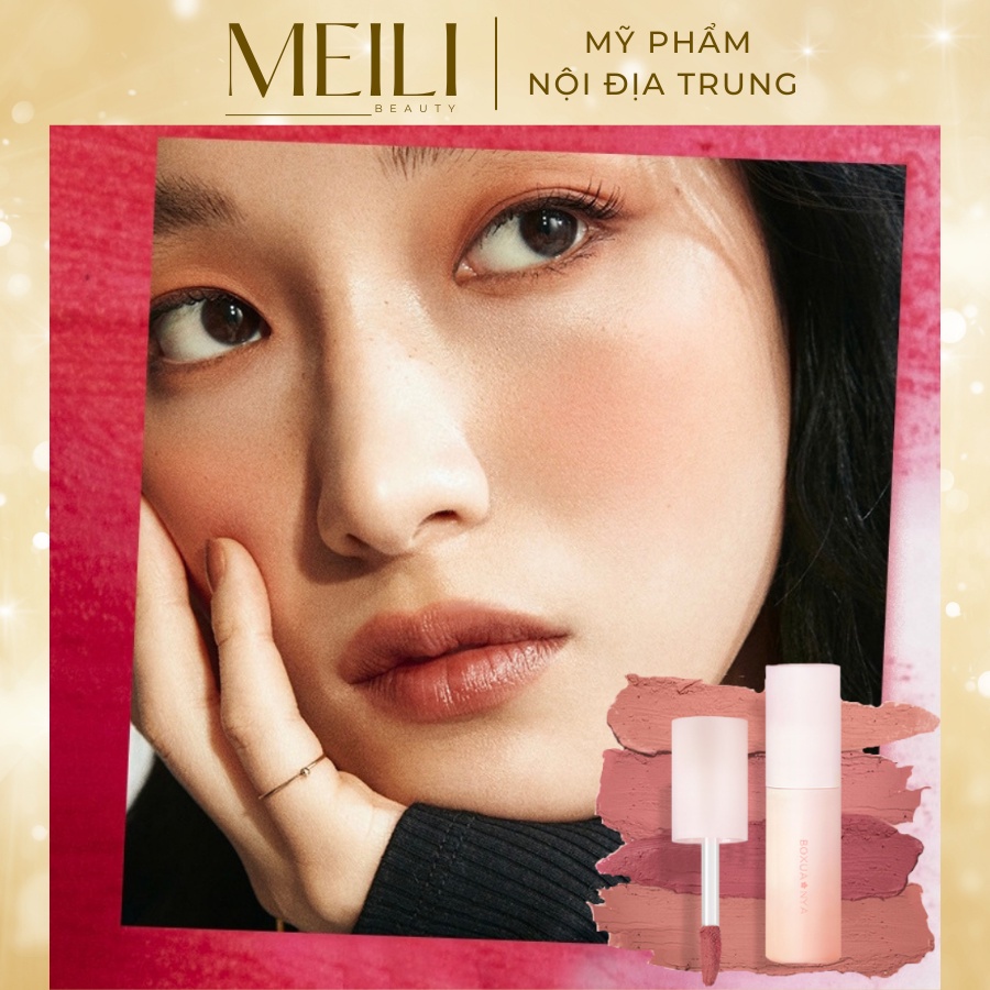 [HOT] Son Kem Lì BOXUA NYA Lâu Trôi Thiết Kế Vỏ Dễ Thương Nhiều Màu Sắc Lựa Chọn - Meili Beauty