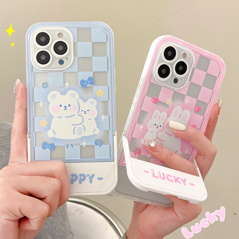 Ốp lưng iphone Ốp Điện Thoại Có Giá Đỡ Tàng Hình Họa Tiết Hoạt Hình Cho iphone 13 / 12Promax / 11 / 14pro Dinuo case