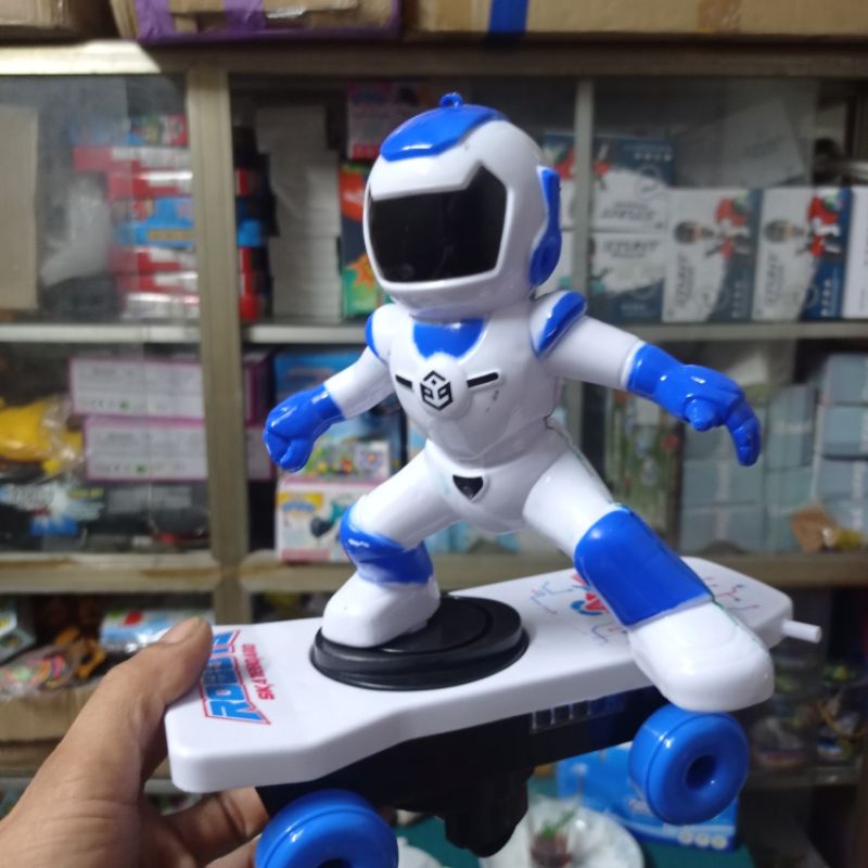 [Xả kho thu hồi vốn]ĐỒ CHƠI ROBOT LƯỚT VÁN ÂM THANH ĐÈN