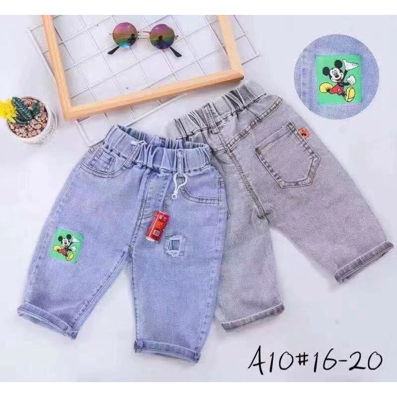 [Hàng Cao Cấp] Quần Jeans Cho Bé, Quần Bò Cho Bé Trai Và Bé Gái Mặc Đi Học Nhí- Nhỡ- Đại Đủ Size