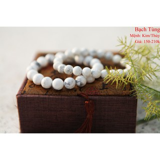 Vòng tay bạch tùng-mệnh kim thủy