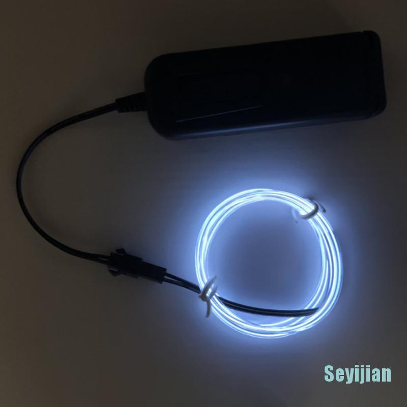 Cuộn dây đèn led neon trang trí xe hơi dài 1/ 3/ 5m DIY