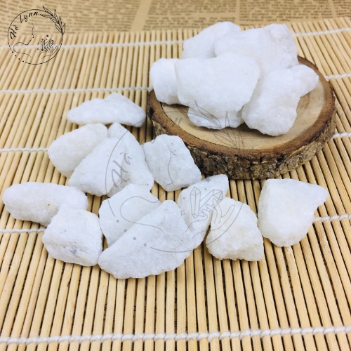 Đá thạch anh trắng vụn thô tự nhiên Hà Lynn