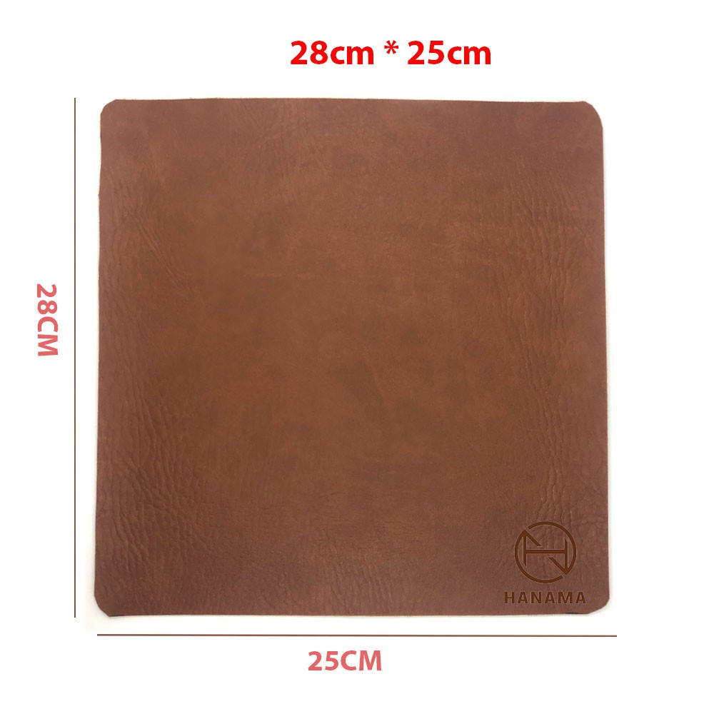 [Mã ELFLASH3 hoàn 10K xu đơn 20K] LÓT CHUỘT BẰNG DA SIÊU NHẠY KÍCH THƯỚC 28x25cm