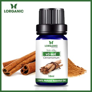 Combo Tinh Dầu Quế Lorganic + Sả Chanh Lorganic (10ml / Chai)