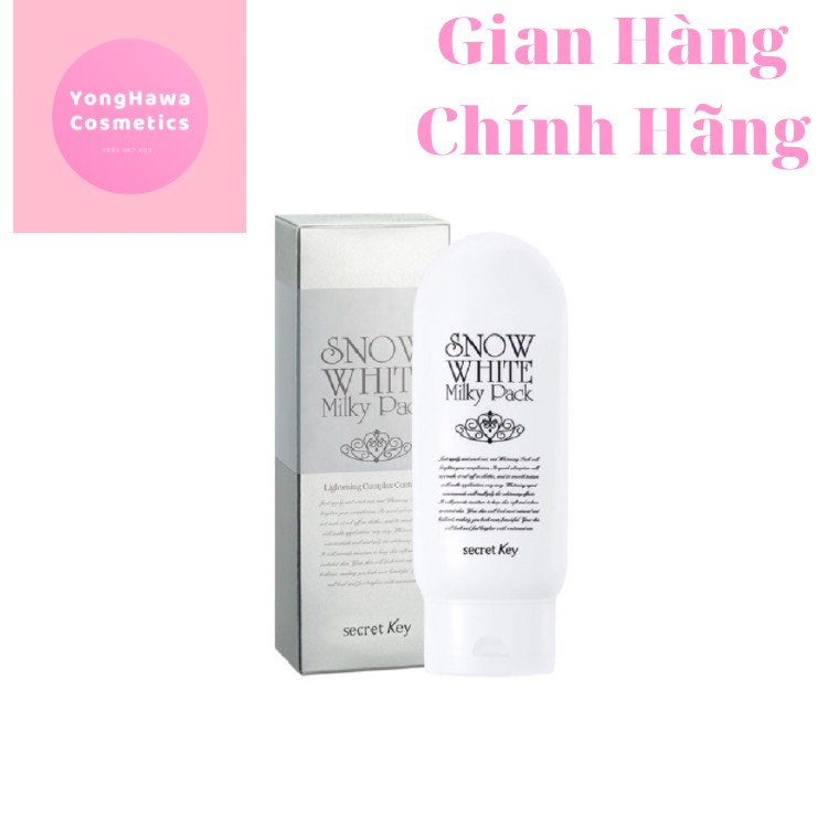 Kem Tắm Trắng Secret Key Snow White Milky Pack 200g