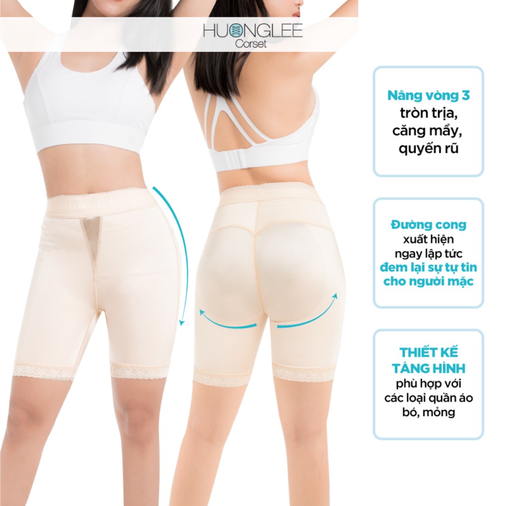 HUONGLEE Corset Quần Nâng Mông Active Flex Glamor 199 Hỗ Trợ Tạo Hình Mông Căng Tròn Và Thon Eo Đùi | BigBuy360 - bigbuy360.vn