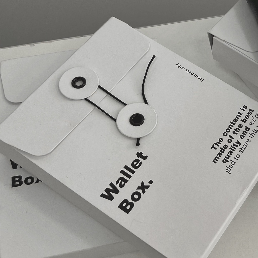 Ví da cao cấp gập đôi dáng đứng NASS