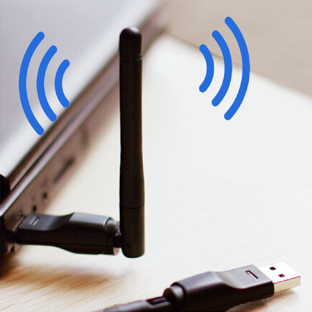 Bộ thiết bị thu sóng wifi USB không dây 150Mbps RT5370 kèm ăng ten dành cho MAG250-254 TV Box