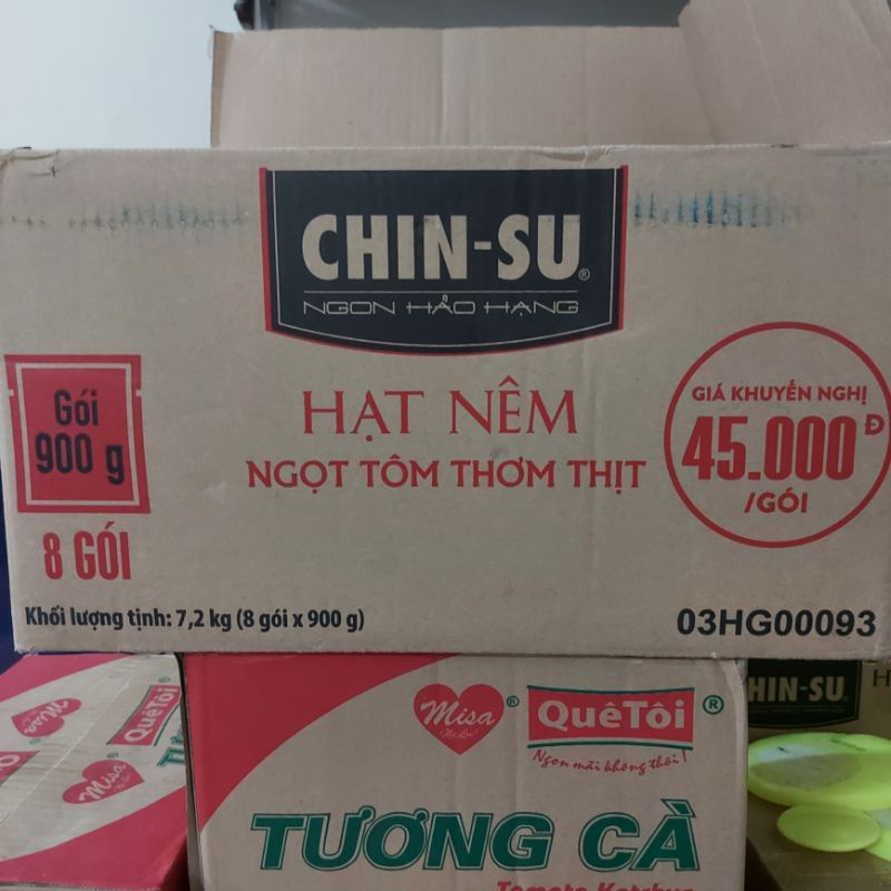 Hạt Nêm Chinsu ngọt Tôm thơm Thịt 900g