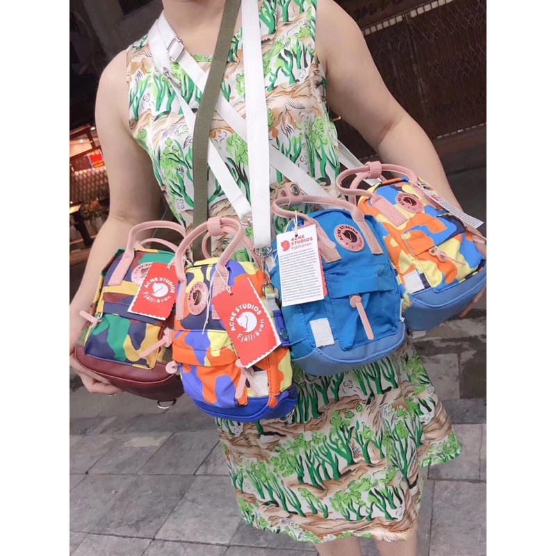 Túi đeo chéo, kết hợp balo Kanken Mini có sẵn