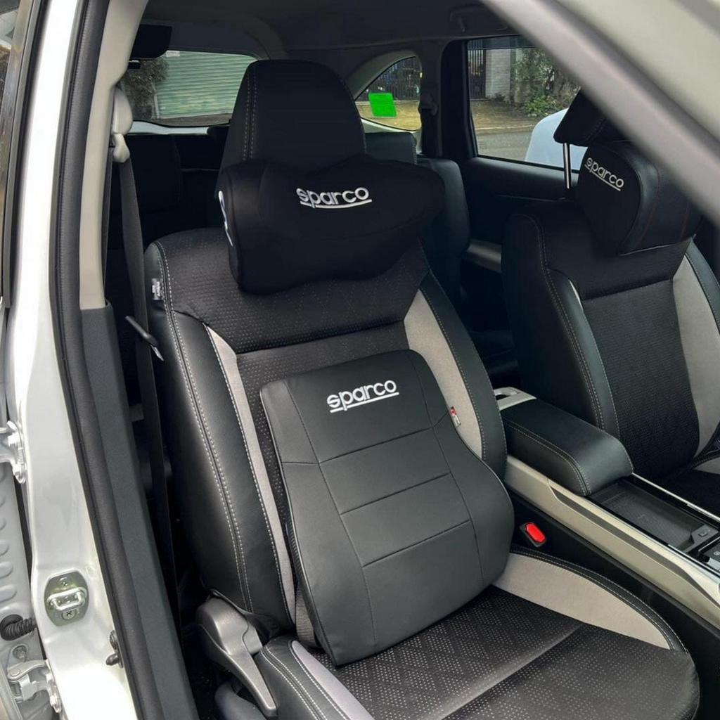 Đệm Gối Tựa Lưng Ghế Sparco Cho Ô Tô