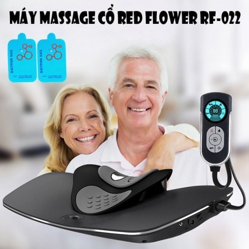 Máy massage cổ xung điện đa chức năng RED FLOWER RF-022 - GIÁ RẺ