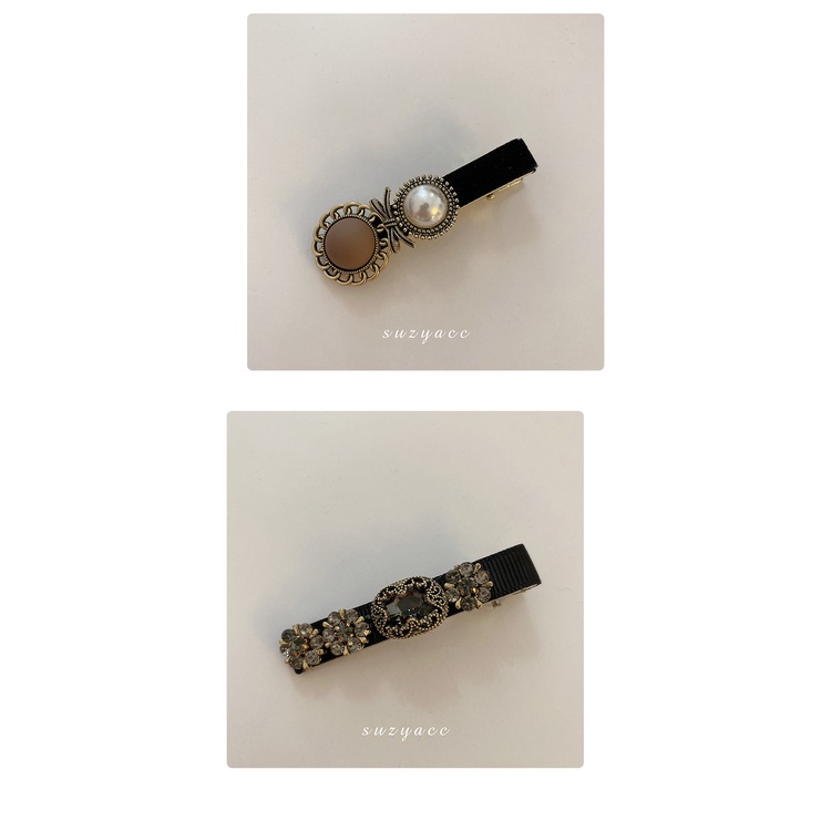 Kẹp tóc nữ đính ngọc trai giả xinh xắn phong cách Hàn Quốc cho nữ