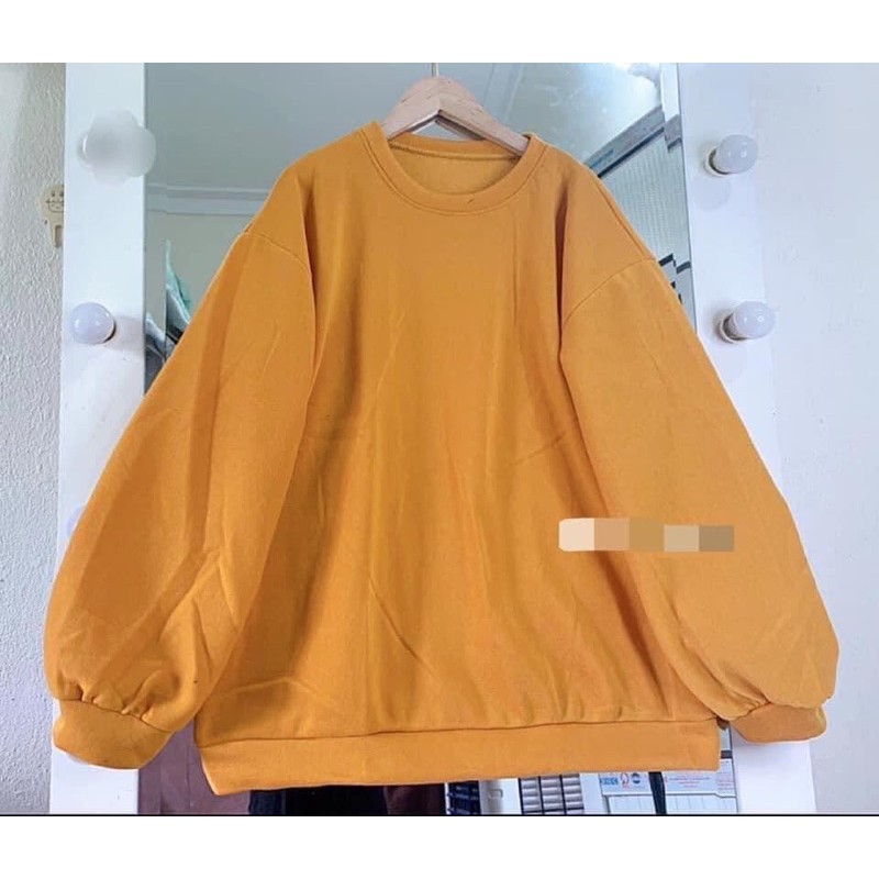 [Rẻ Vô Địch Áo Nỉ Sweater Basic Cổ Tròn Unisex (Ảnh Thật)