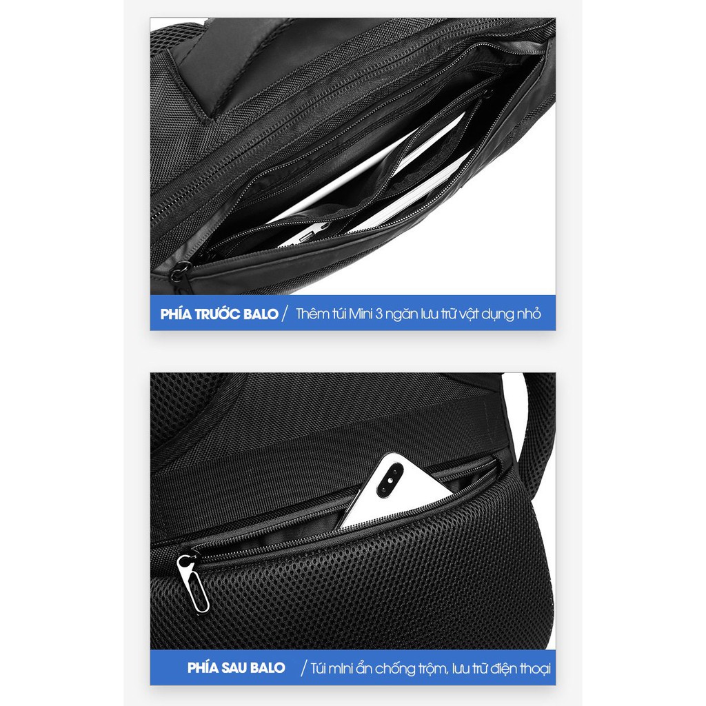 ZÓNG® Balo Laptop OZUKO Cool