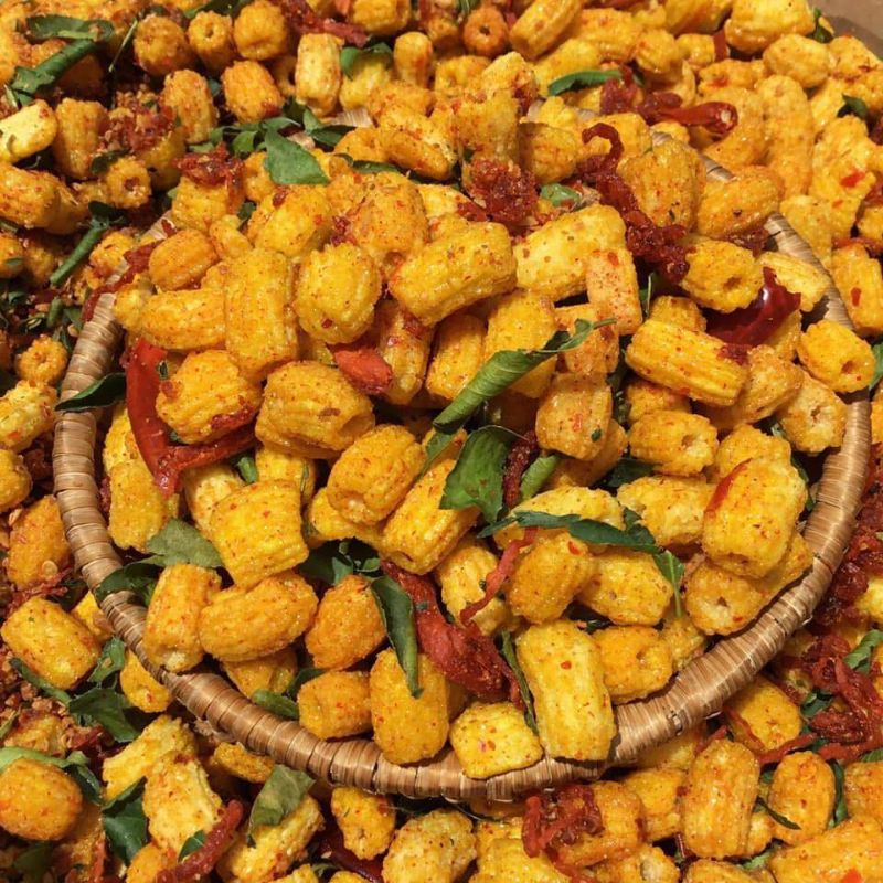 Nui sấy bò lá chanh 300gr