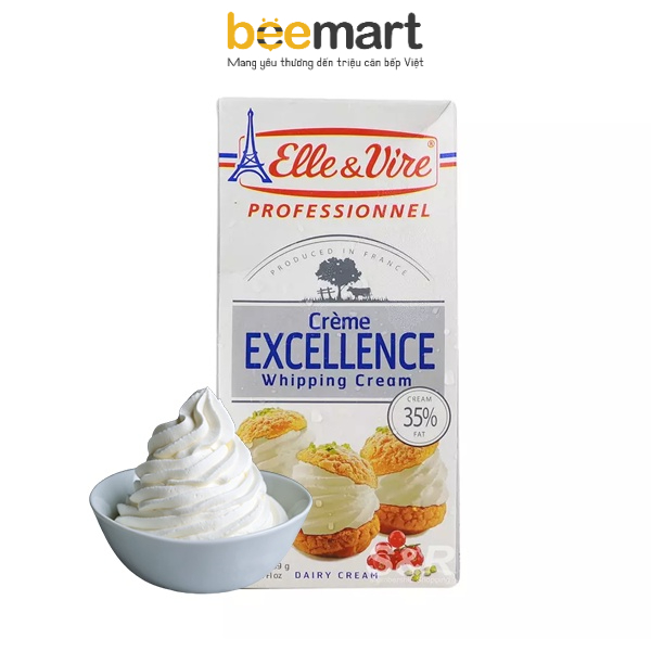 Whipping cream Elle & Vire 1L