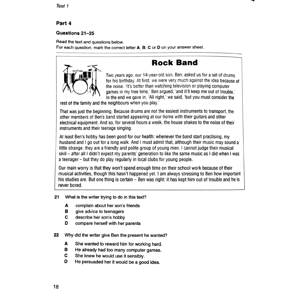 Sách - Cambridge Preliminary English Test 6 Student's Book with Answers FAHASA Reprint Edition