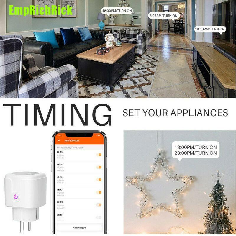 Ổ Cắm Wifi Thông Minh 16a Phích Cắm Eu