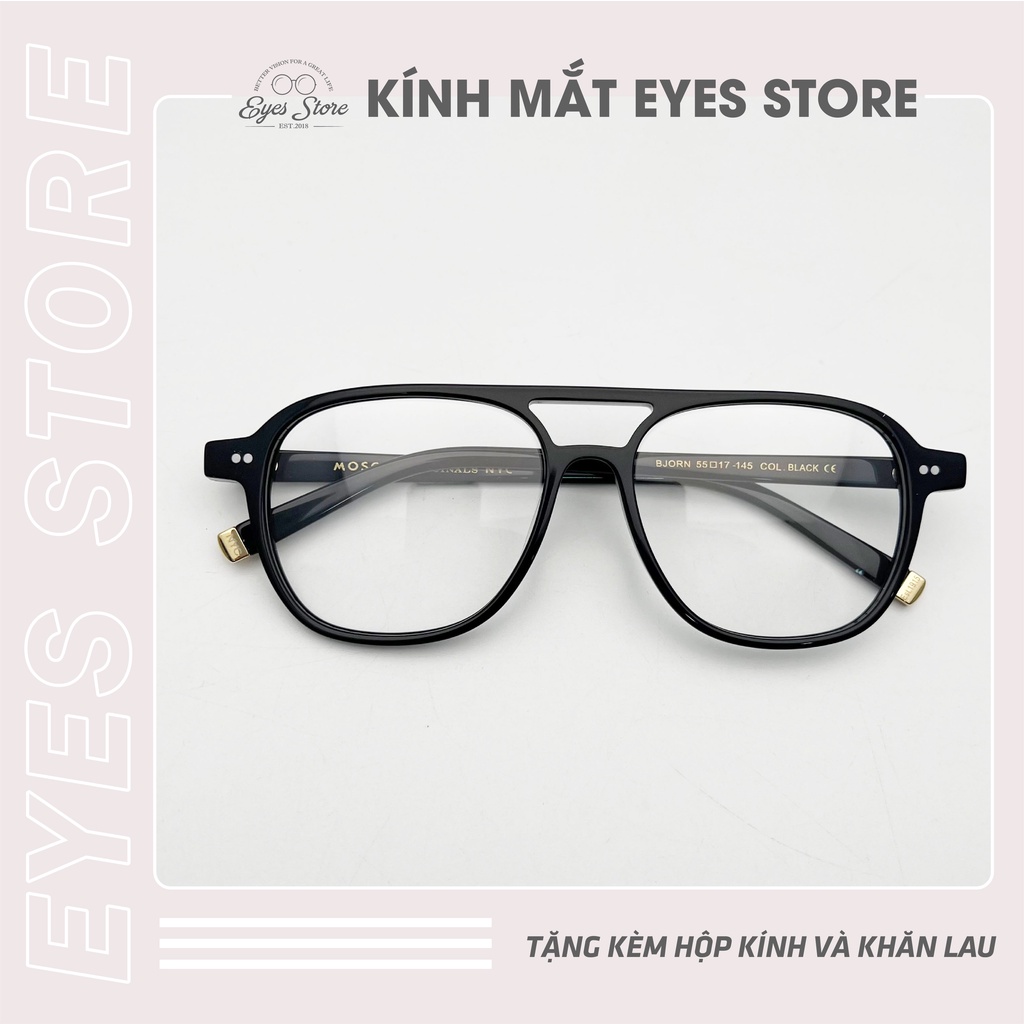 Gọng Kính Cận Nam Moscot Bjorn 01 - Nhựa Lõi Thép
