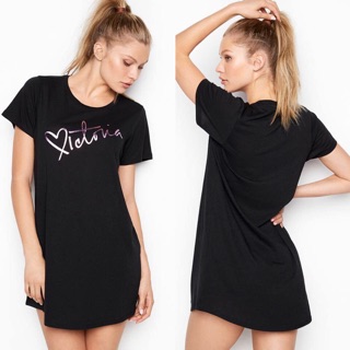 Váy ngủ Victoria's Secret size XS (45-55kg vừa), vải thun cotton mềm mát
