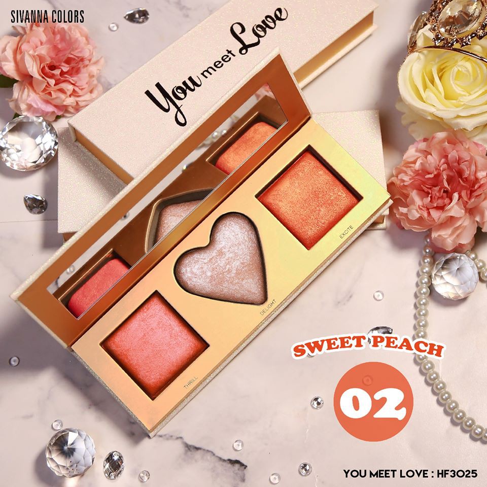 BẢNG MÁ HỒNG HIGHLIGHT SIVANNA YOU MEET LOVE HF3025 | BigBuy360 - bigbuy360.vn