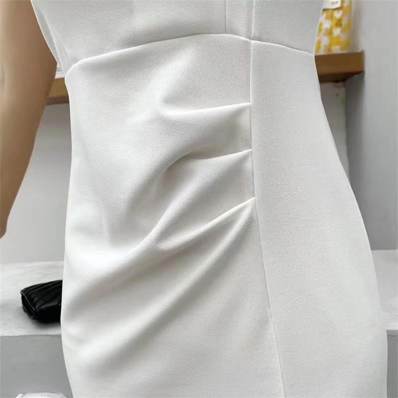 Đầm Hai Dây Thiết Kế Xẻ Tà Phong Cách Hàn Quốc Quyến Rũ Cho Nữ