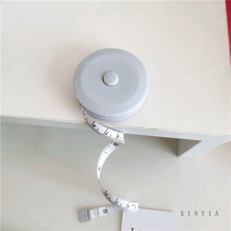 Thước Dây Đo Vải May Bằng Nhựa Mềm Có Thể Thu Vào Tiện Dụng