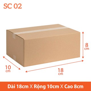 Combo 100 hộp đựng hàng ship cod sc02