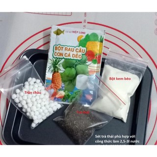 Set nguyên liệu nấu trà thái Xanh trà thái Đỏ(kèm công thức)