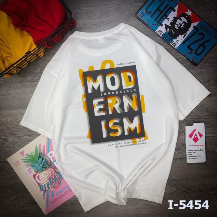 Áo Thun Nam Tay Ngắn UNISEX vải Cotton dày mịn OVERSIZE in chữ MOD ERN ISM TDTTN_I5454 ATGRD