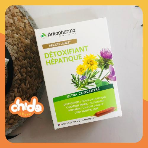 Thải độc gan hữu cơ Pháp Arkofluides 20/30 ống