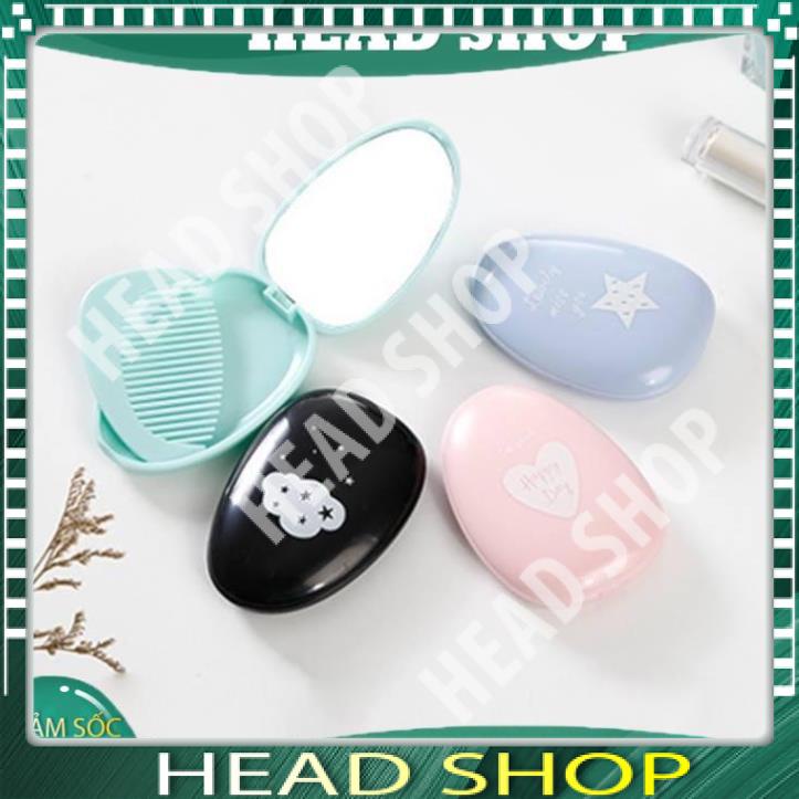 Gương lược 2 trong 1 hình trứng độc đáo HEADSHOP