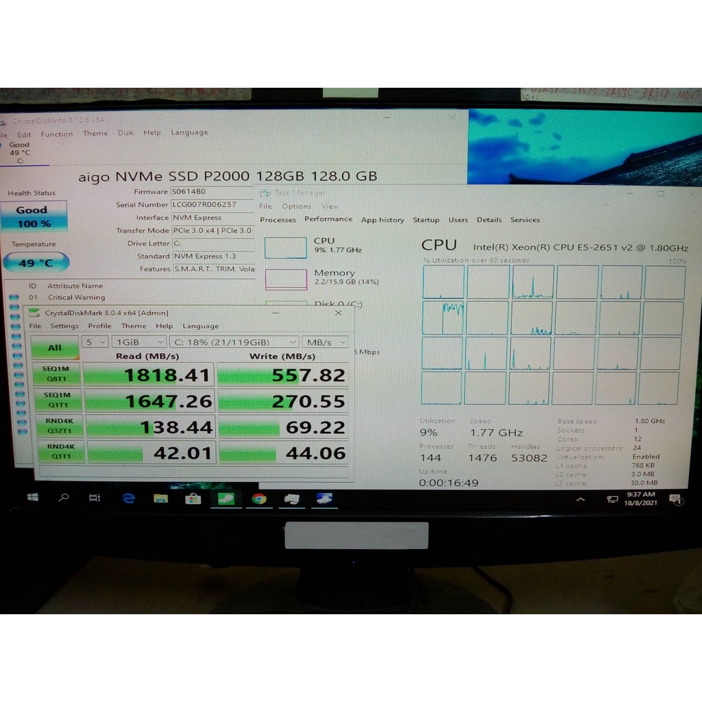 Ổ cứng SSD NVME, SSD SATA3 120/gb128gb 256gb 512gb 1TB mới 100% tặng tản nhiệt | BigBuy360 - bigbuy360.vn