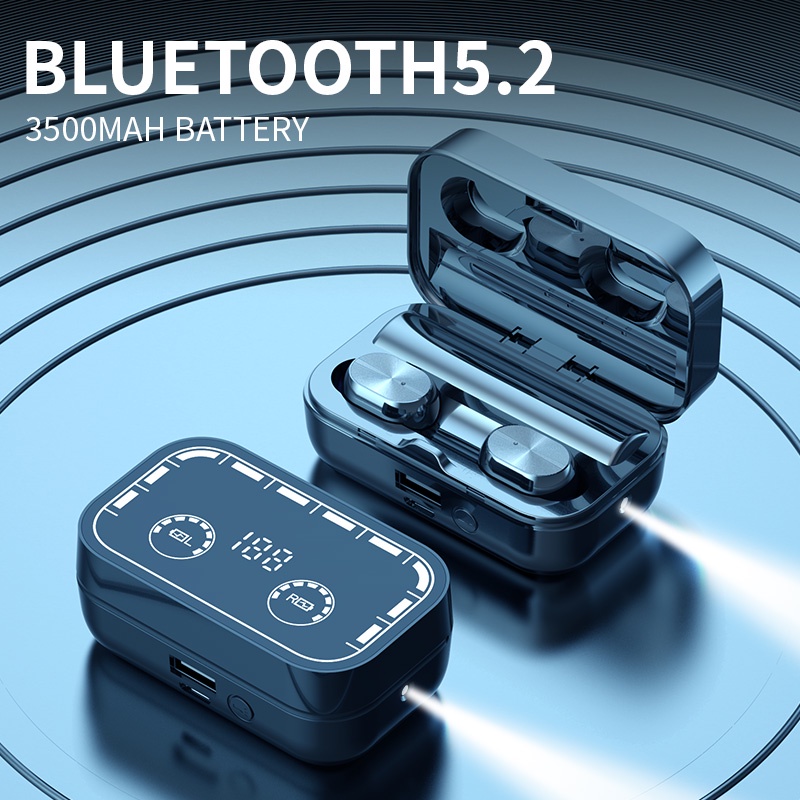 Tai Nghe Nhét Trong Không Dây Kết Nối Bluetooth Chống Ồn 12D Âm Thanh HiFi Type c