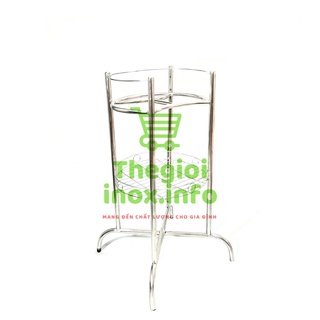 Chân để bình nước lọc inox 201 - bình nước suối 20 lít
