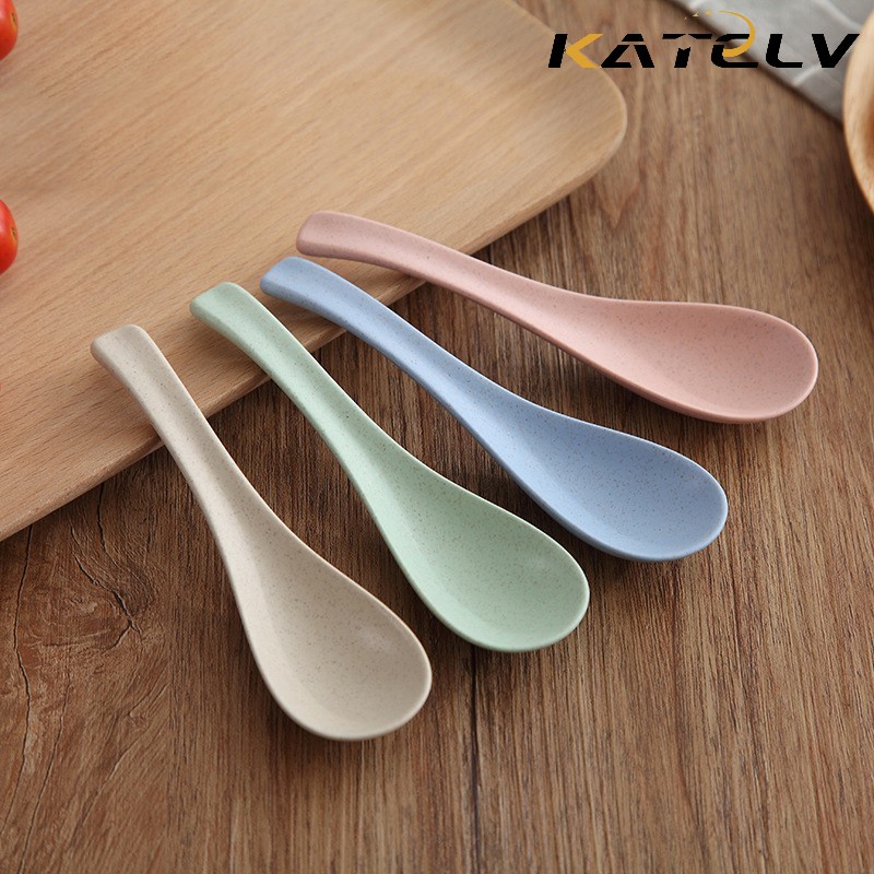 Bộ 4 dụng cụ muỗng nĩa đũa KATELV nhiều màu