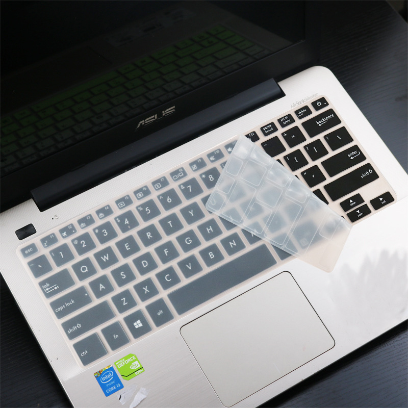 Vỏ bảo vệ bàn phím máy tính xách tay làm từ silicon tùy chọn màu sắc cho 14inch ASUS VivoBook S14 UX461 E406S