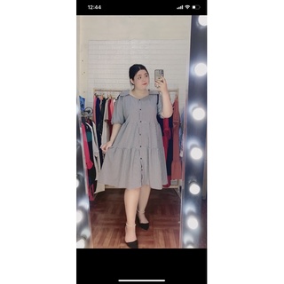 đầm kẻ bigsize 80-140kg