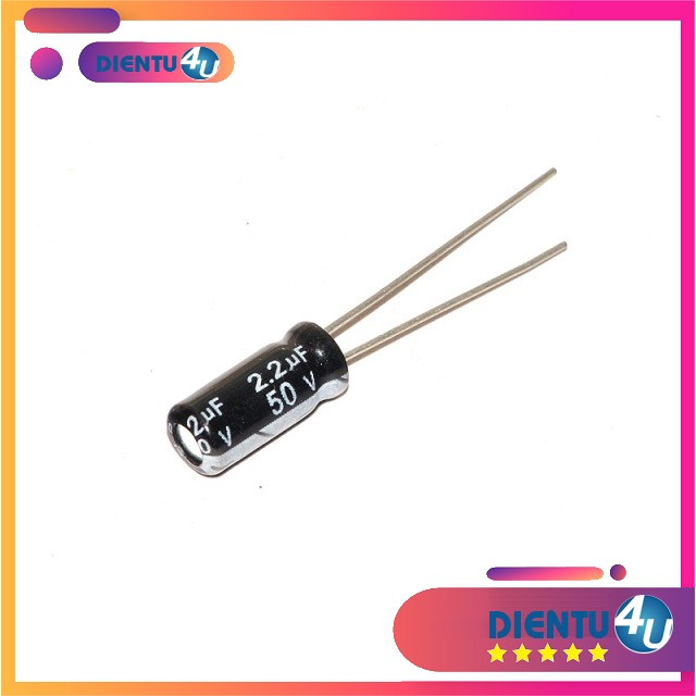 10 Tụ Hóa 2.2uF 50V 2.2uF/50V