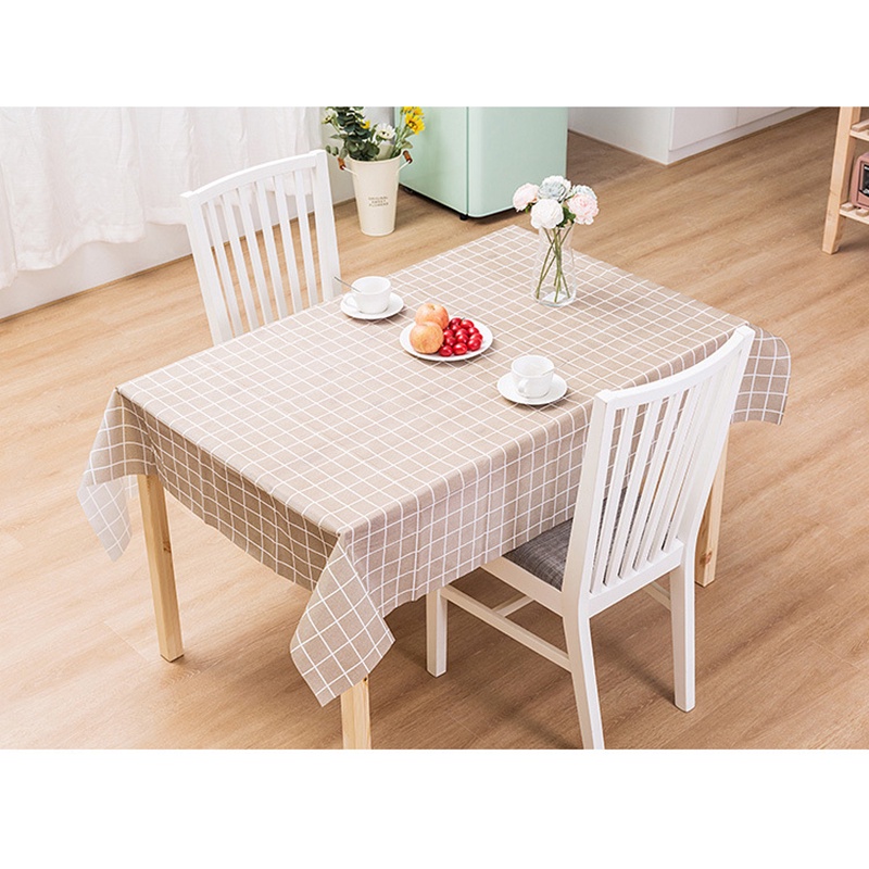 Khăn trải bàn Ossayi hình chữ nhật chống nước/ chống dầu trang trí phòng ăn