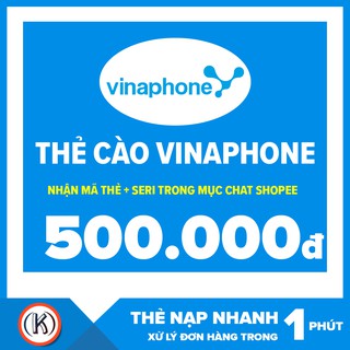 Thẻ cào vinaphone 500k